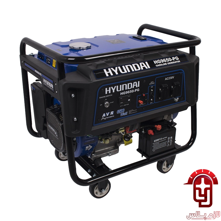 موتور برق بنزینی هیوندای مدل HG9650-PG