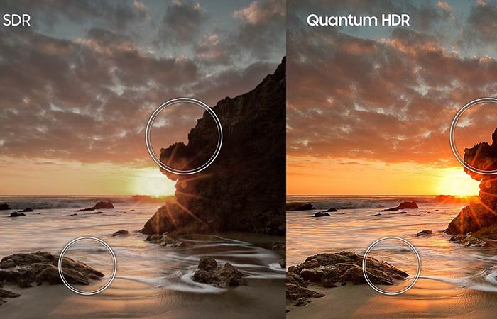 نمایشگر تلویزیون سامسونگ مدل 55Q700T