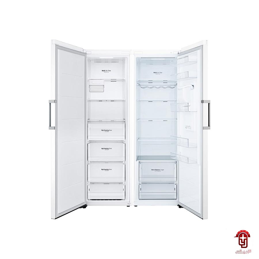 داخل یخچال ال جی مدل B414-F411 سفید